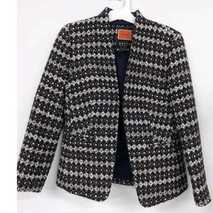 J Crew Nalya Collection Italian Fabric Tweed Blazer Size 2
